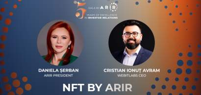 ARIR marchează 5 ani de activitate și lansează o colecție de NFT-uri împreună...