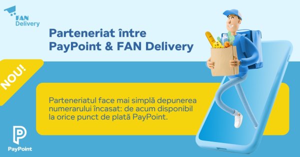 PayPoint și FAN Delivery Express lansează o nouă opțiune: depunerea...