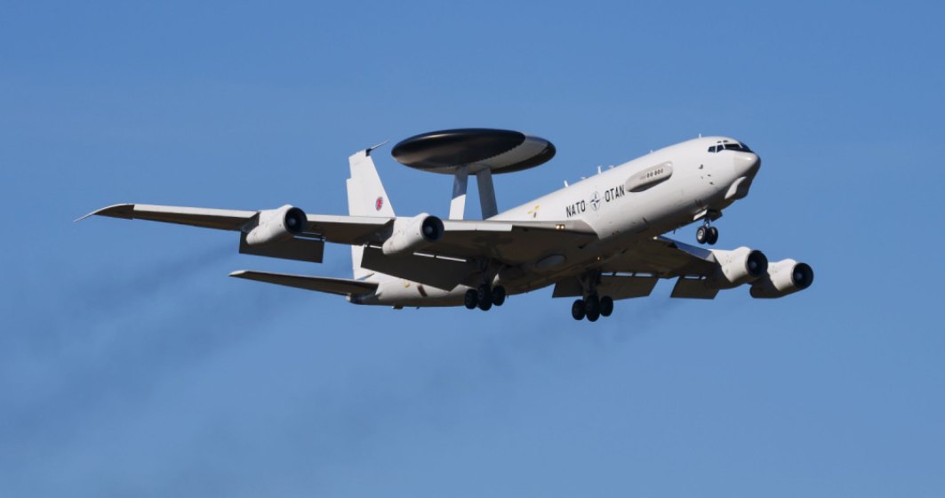 NATO strânge rândurile pe flancul estic. Avioanele de recunoaștere AWACS staționate în Germania sunt aduse pe Otopeni