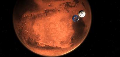 Cum arată primele fotografii făcute de roverul care a aterizat pe Marte