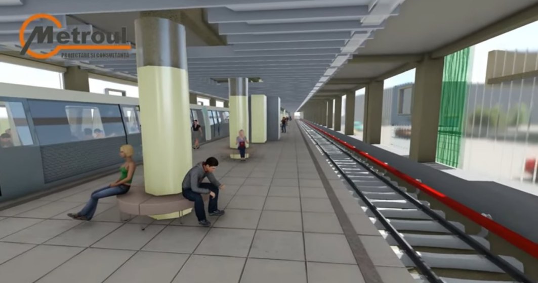 VIDEO  Cum va arata statia de metrou supraterana care se va construi intre Berceni si Soseaua de Centura?
