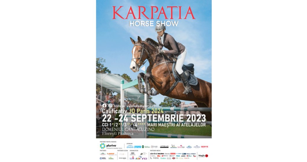 Karpatia Horse Show 2023: cea de-a opta ediție, calificativ pentru Jocurile Olimpice de la Paris!
