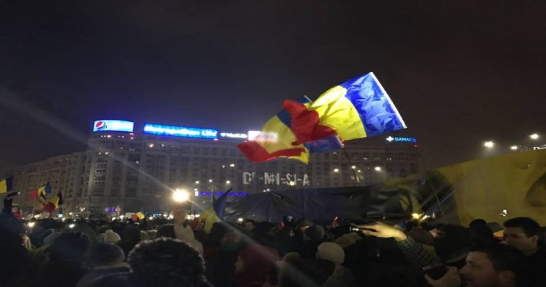 Protest in Bucuresti, dupa ce PSD a anuntat schimbari majore in programul de guvernare
