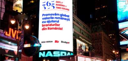 Brandurile și valorile românești vor invada Times Square timp de 365 de zile...