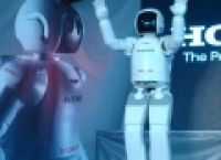 Poza 3 pentru galeria foto VIDEO - Robotul umanoid creat de Honda, Asimo, a fost prezentat in Romania