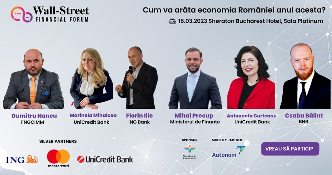Cum va arăta economia României anul acesta? Participă la Financial Forum 2023 pentru a lua pulsul economiei românești