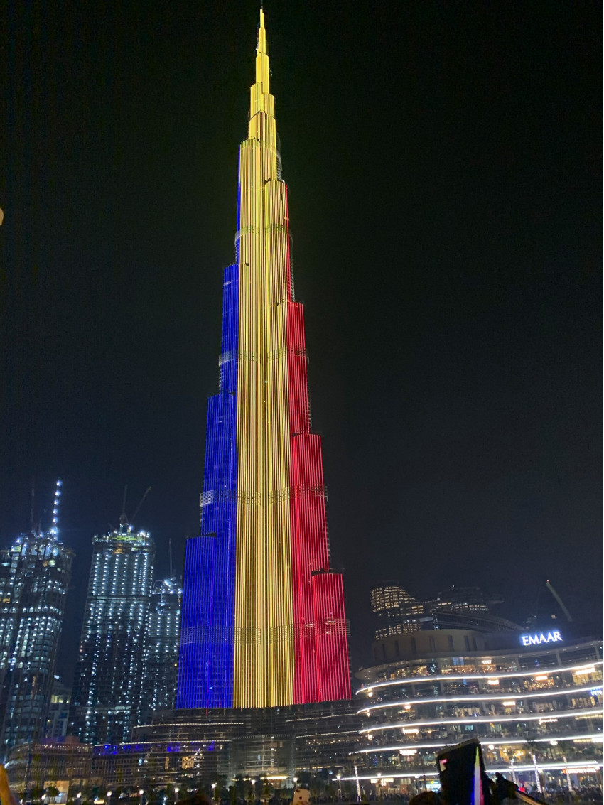Burj Khalifa - tricolor