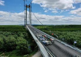 Podul peste Dunăre între Brăila și Tulcea, deschis pe 6 iulie. Planul e însă...