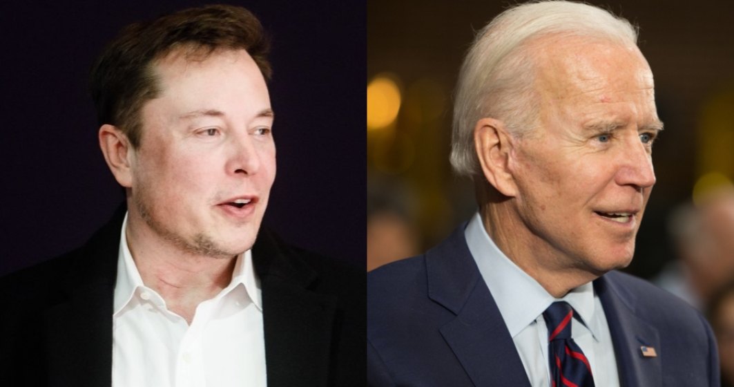 Elon Musk a spus despre Joe Biden că este o „păpușă cu șosete umede”