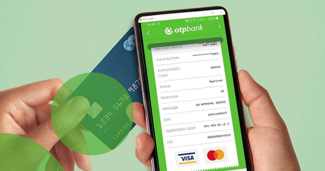 OTP Bank lansează OTP POSibil, soluția care permite transformarea telefonului mobil în POS pentru acceptarea plăților cu cardul