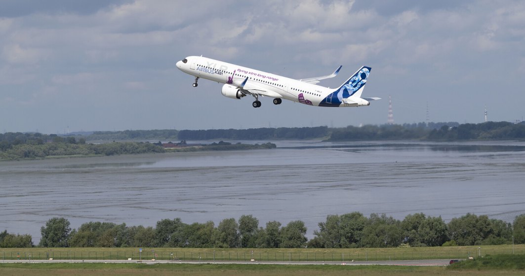 Cel mai nou avion Airbus, de tip A321 Extra Long Range, a zburat pentru prima dată. Cât a durat zborul test