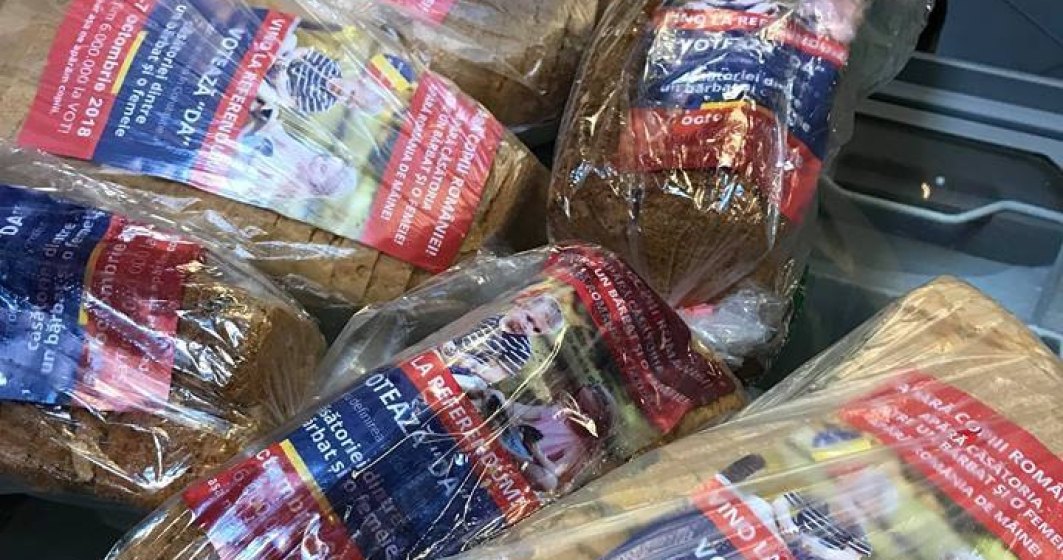 Ce companie vinde "paine cu propaganda la referendum"