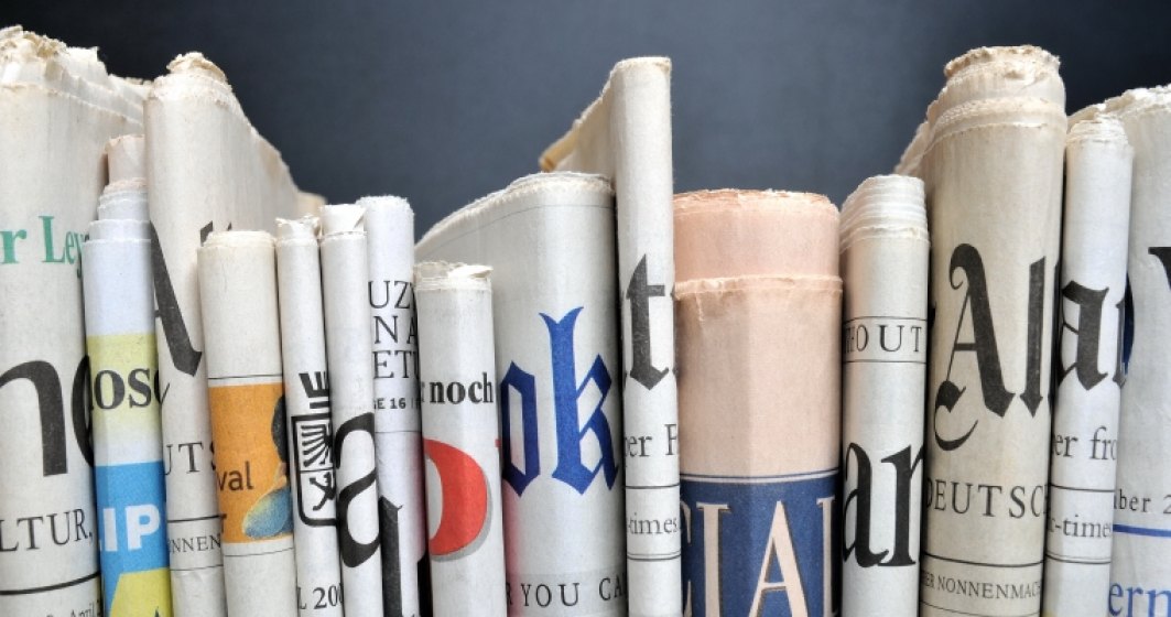 BRAT: Vanzarile de ziare romanesti, in scadere in semestrul doi din 2016
