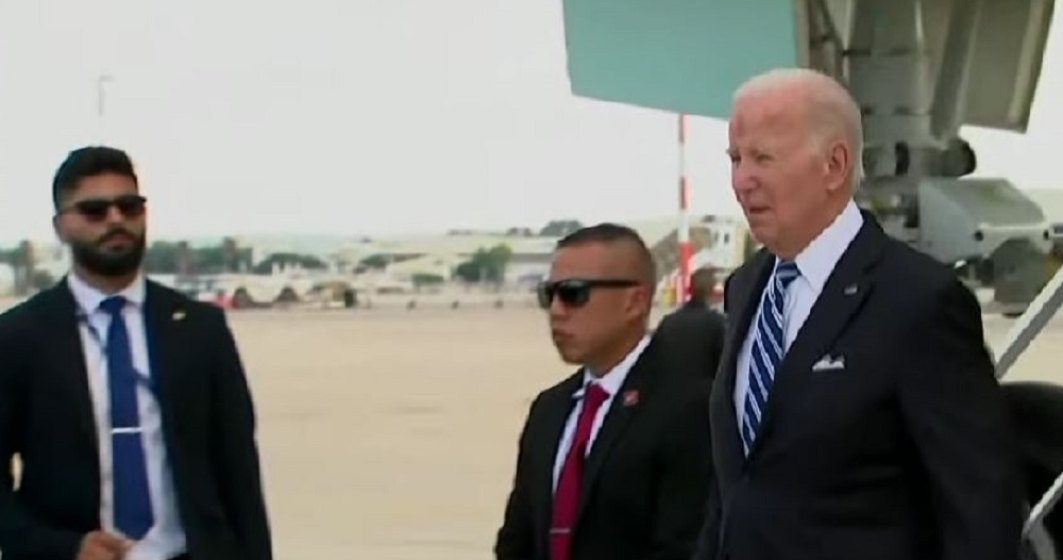 LIVE VIDEO: Joe Biden a ajuns în Israel, dar nu va mai merge la Summitul din Iordania. Președintele SUA îi va pune „întrebări dificile” lui Netanyahu