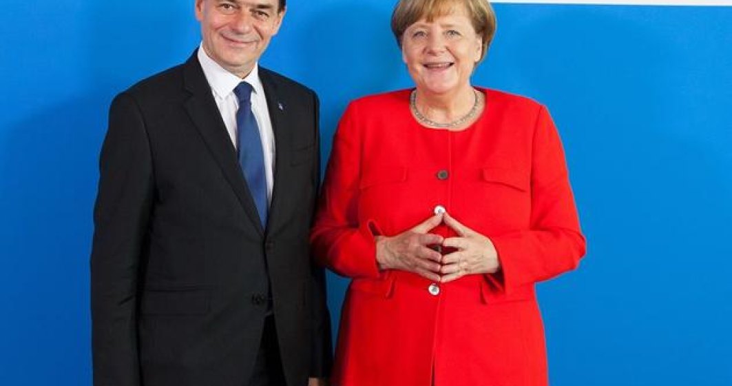 Ludovic Orban s-a intalnit cu Angela Merkel. Printre subiecte, respectarea statului de drept in Romania
