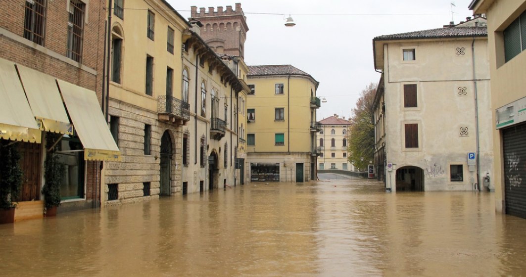 Italia și Franța, încremenite sub inundații devastatoare după ploile abundente