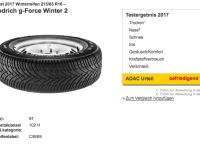 Poza 4 pentru galeria foto Cele mai bune anvelope de iarna 215/65R16 recomandate de ADAC in 2017
