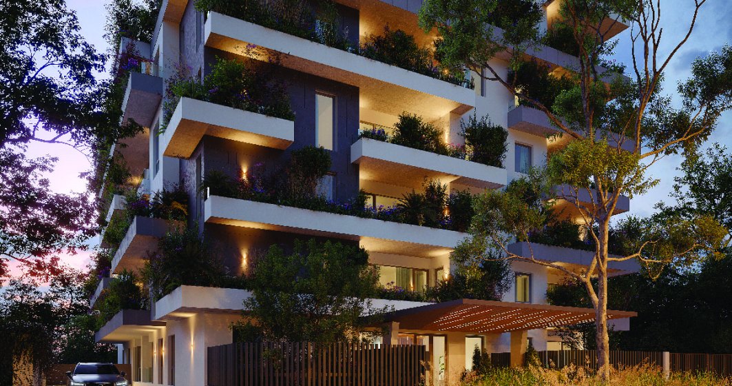 Investiție de 7 milioane de euro în primul complex imobiliar din nordul Bucureștiului care se transformă într-o grădină verticală