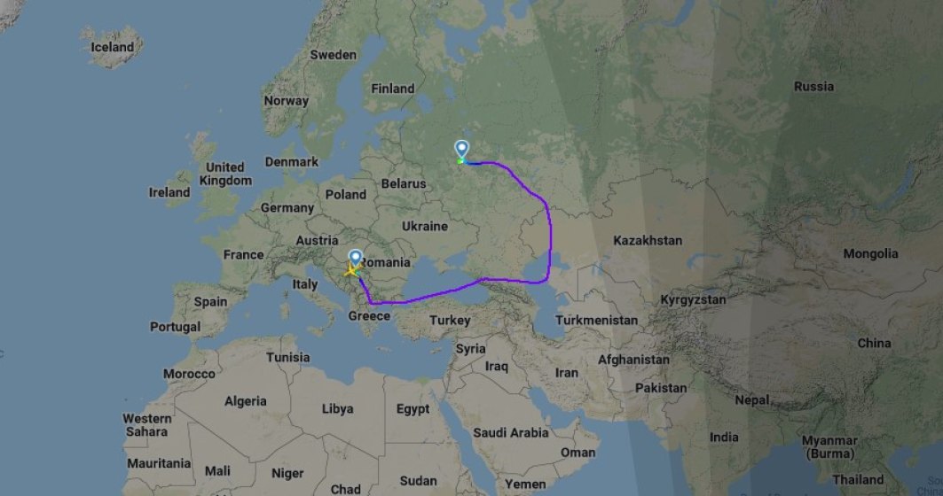 Cum se vede închiderea spațiului aerian pentru Rusia: durata unui zbor Belgrad - Moscova, mai mult decât dublă