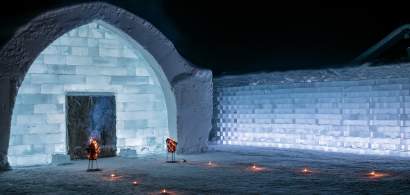 GALERIE FOTO | Cum arată cel mai mare hotel de gheață din lume, la...