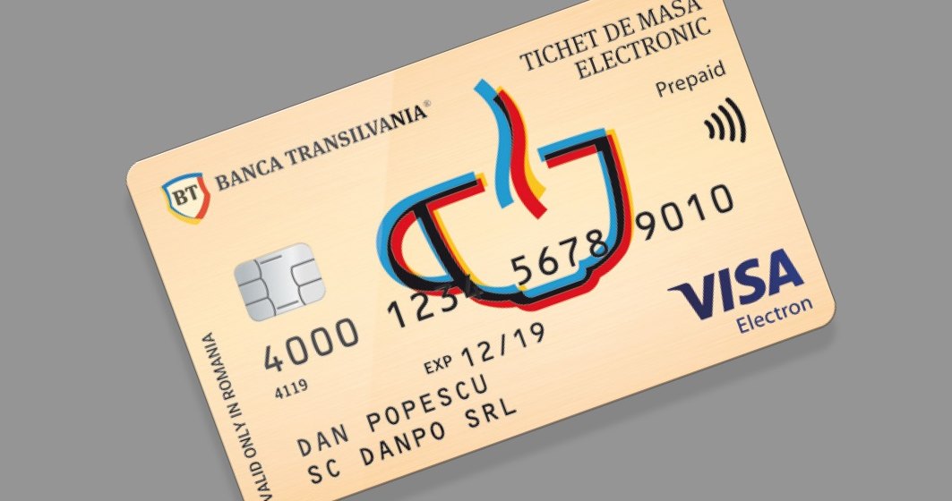 Banca Transilvania lanseaza sub sigla Visa un card de masa contactless