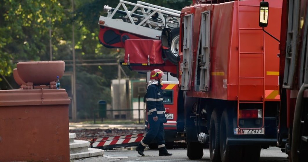 Incendiu la un bloc din Sibiu: 50 de persoane s-au autoevacuat