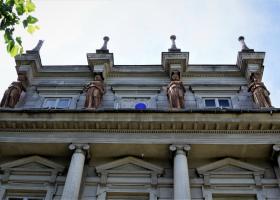 Au început lucrările de restaurare a Palatului Știrbei de pe Calea Victoriei,...