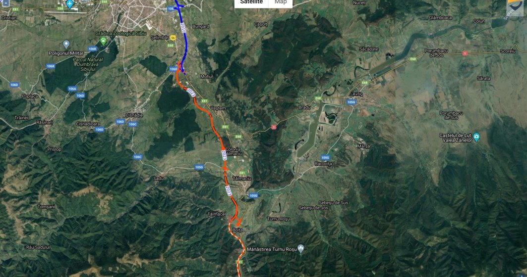 Asociatia Pro Infrastructura: Autostrada Sibiu-Pitesti, prima autostrada montana din Romania, scoasa la licitatie pe baza unor studii de fezabilitate vechi de 12 ani