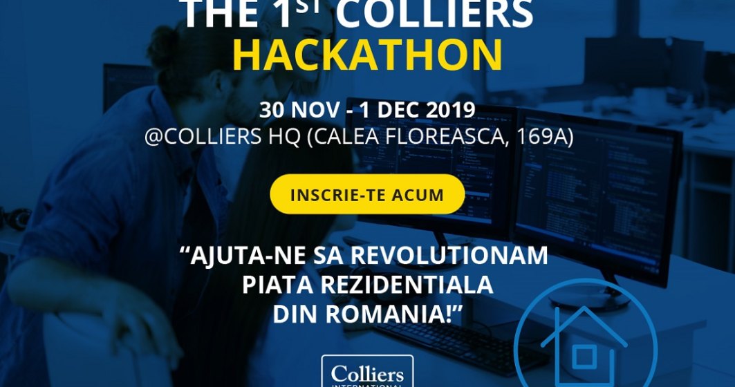 Hackathon Colliers: compania de consultanta cauta programatori si startup-uri pentru divizia de Banking Products