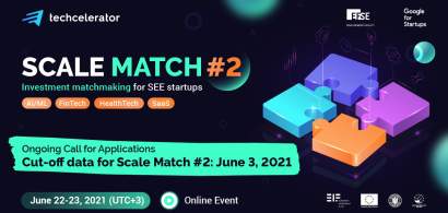 Techcelerator dă startul celei de-a doua ediții a Scale Match, eveniment de...