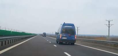 Jandarmeria sustine ca autospecialele filmate plecand din Constanta se...
