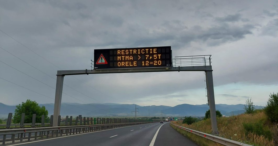 DN 1 A Ploieşti – Braşov s-a surpat în zona de munte: traficul este restricționat