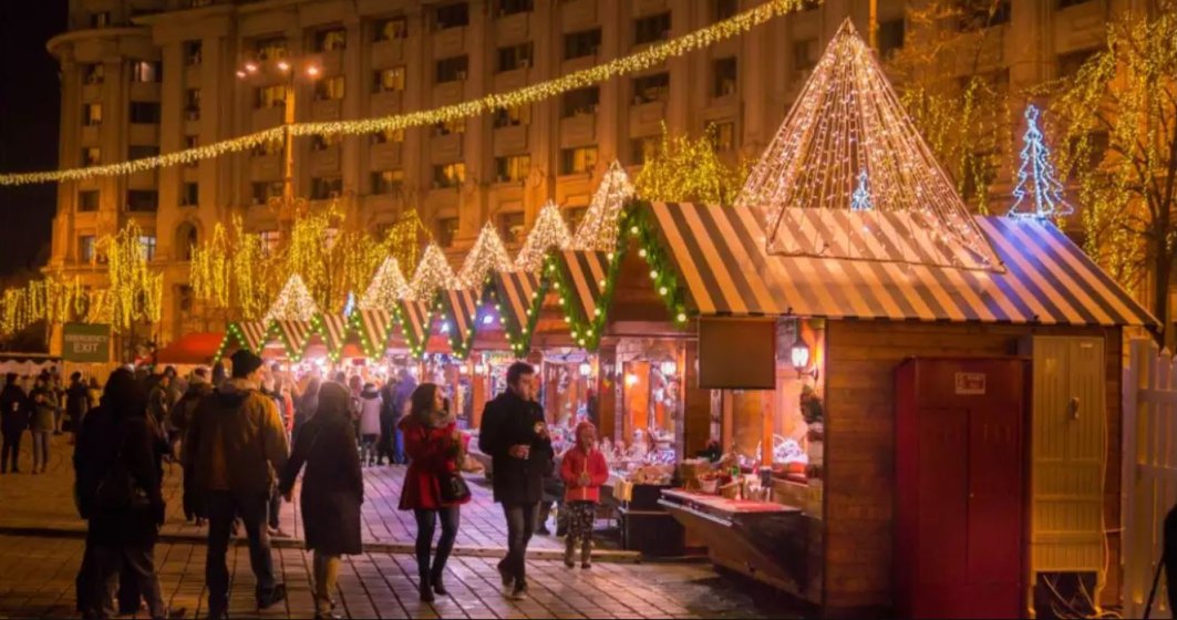 Când se aprind luminițele de Crăciun din București, în 2021