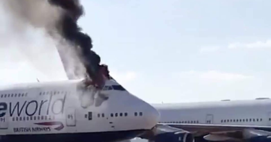 Incendiu în cabina de pilotaj a unui avion