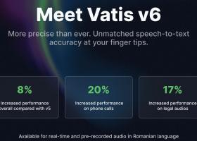 Vatis Tech anunță rezultatele noii versiuni ale soluției de transcriere pe...