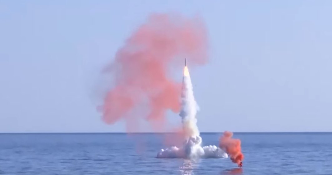 Rusia a lansat o rachetă de croazieră Kalibr de pe un submarin, în Marea Japoniei