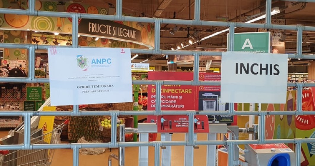 FOTO: ANPC închide patru magazine Mega Image din București, unde s-au descoperit gândaci și capcane pentru șobolani