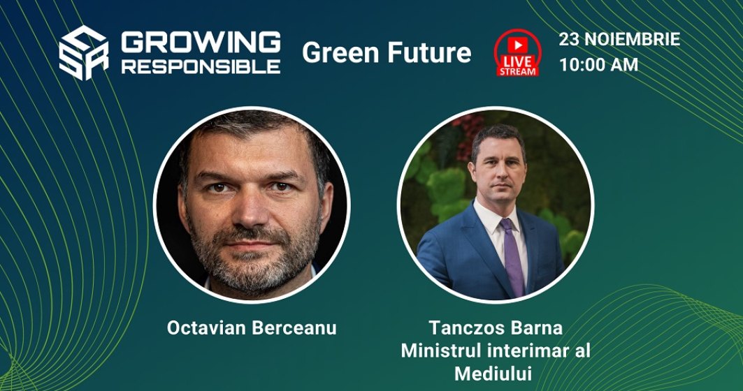 Tanczos Barna și Octavian Berceanu, invitați la evenimentul CSR Green Future. Ce alte autorități vor fi prezente
