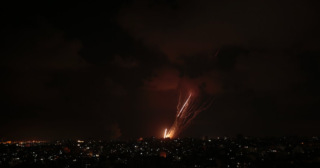 Rachete israeliene au lovit Fâșia Gaza după o lună de ”pace”, după un prim atac al palestinienilor