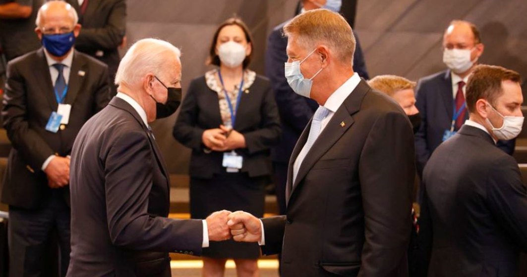 Klaus Iohannis, la Summitul NATO: L-am invitat pe președintele Joe Biden în România