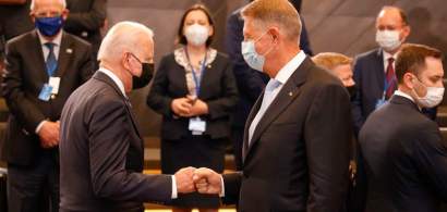 Klaus Iohannis, la Summitul NATO: L-am invitat pe președintele Joe Biden în...