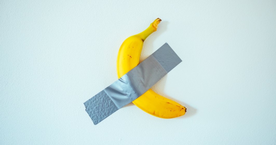 Ce face foamea din om. O banană dintr-un muzeu a fost mâncată de un vizitator