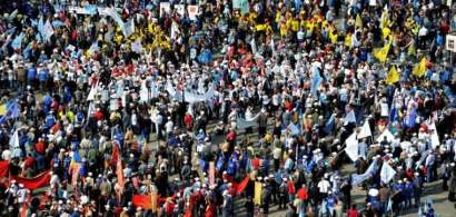 Proteste in Bucuresti si alte orase fata de proiectele de modificare a...