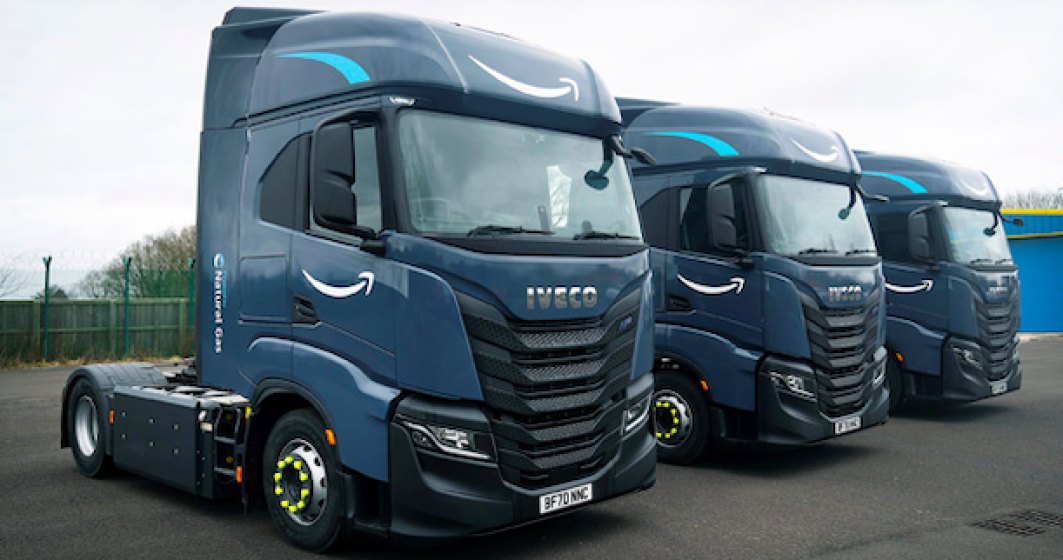 Amazon a recepționat primul lot de 216 unități Iveco S-WAY CNG pentru Europa