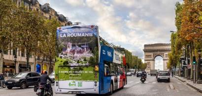 Cât a costat campania de promovare a României pe autobuzele din Paris....