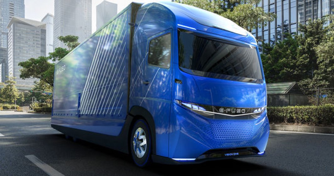 Mitsubishi E-Fuso Vision One: concept Daimler pentru un camion electric cu autonomie de 350 de kilometri