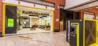 Raiffeisen Bank si-a modernizat sucursala din AFI Cotroceni adoptand un nou...