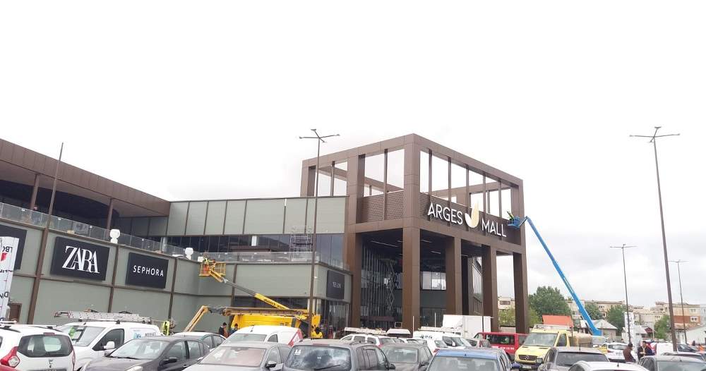 FOTO | Argeș Mall, noul centru comercial din Argeș, este gata de deschidere...