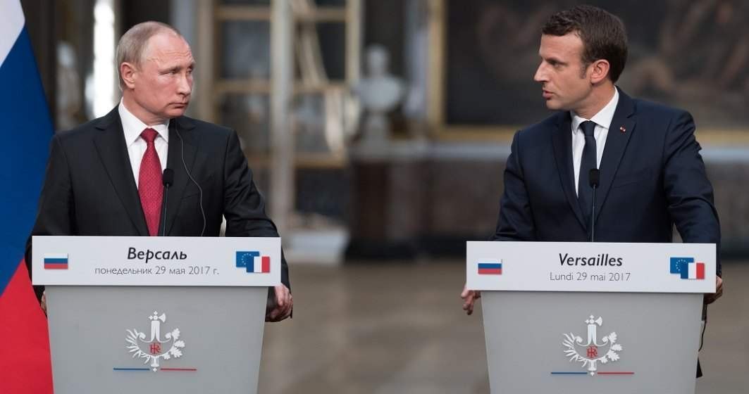 Putin continuă propaganda: Acuză Ucraina de crime de război, într-o conversație cu Macron