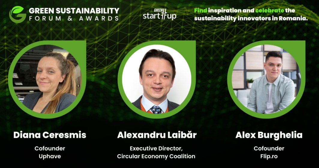 Green Start-Up Sustainability Forum & Awards 2023: viitorul economiei trebuie să fie circular